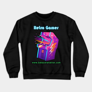 Retro Gamer Logo 8 Crewneck Sweatshirt